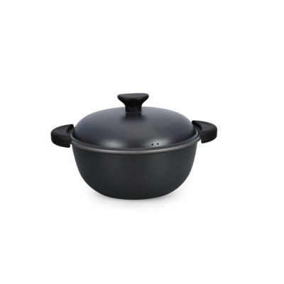 gravity casting hard anodized nonstick aluminum dutch oven cookware