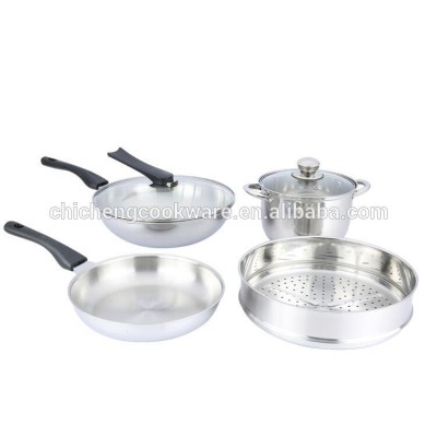 5-ply stainless steel kitchen queen cookware set