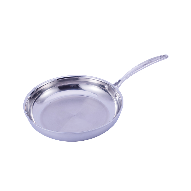 High Quality3 layers stainless steel pancake omelet non stick fry pan induction